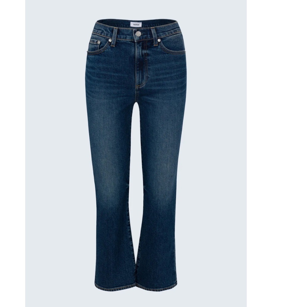 Pistola Lennon Jeans Size 26 High Rise Straight Leg Dark Wash